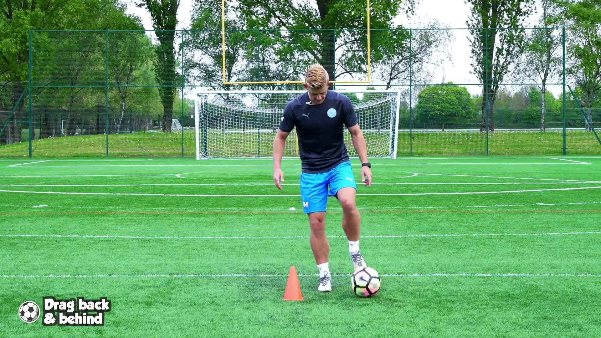 Kicking - (Soccer) Drag back & behind